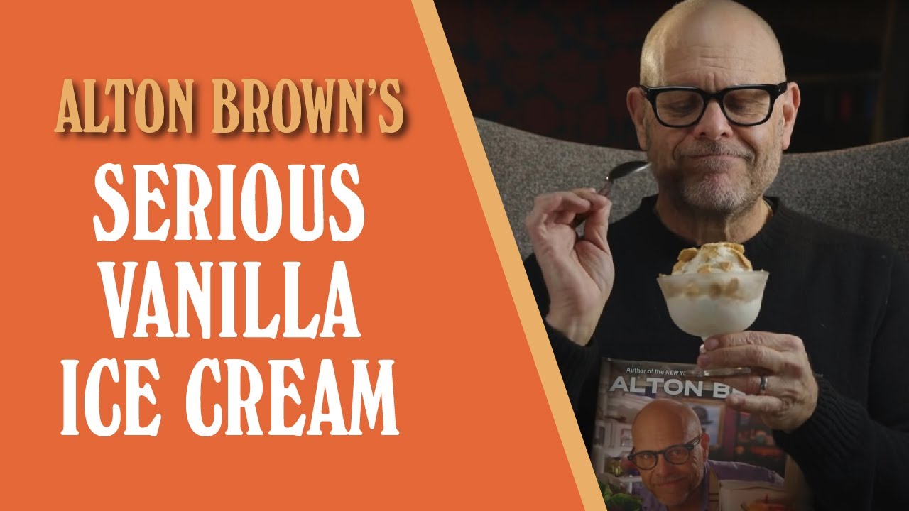 Serious Vanilla Ice Cream от Alton Brown