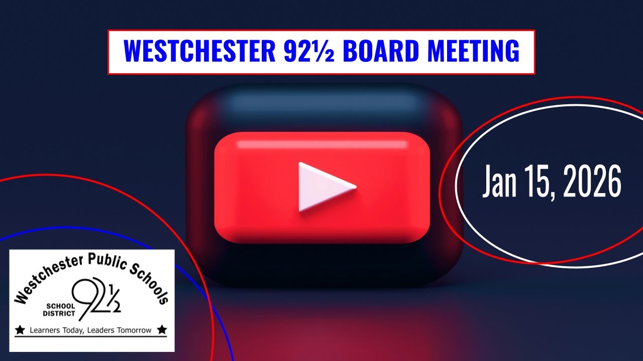 Westchester 92.5 Board Meeting - Jan 15 2026