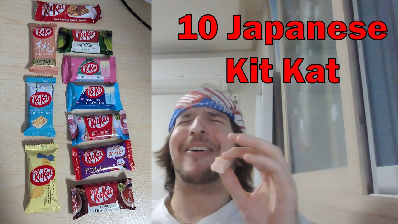 10 different Kit Kat flavors from Japan!
