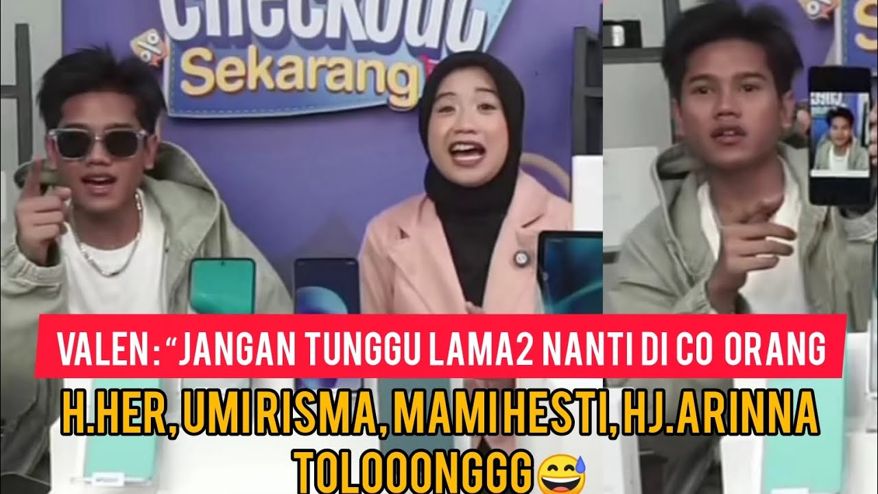 WOW VALEN DA7 LIVE JUALAN HP, PARA PENONTON TERIAK MINTA TOLONG 🤣 BARU MULAI LANGSUNG DINYANYIIN
