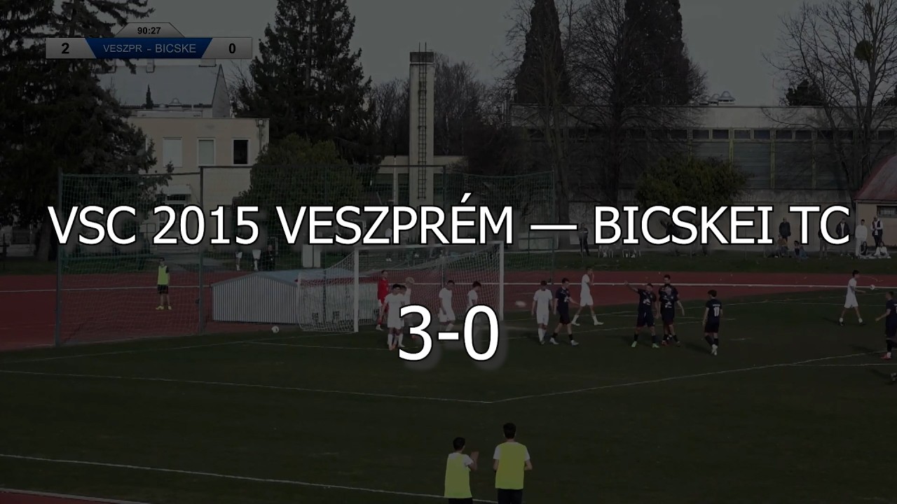 VSC 2015 VESZPRÉM—BICSKEI TC  3-0