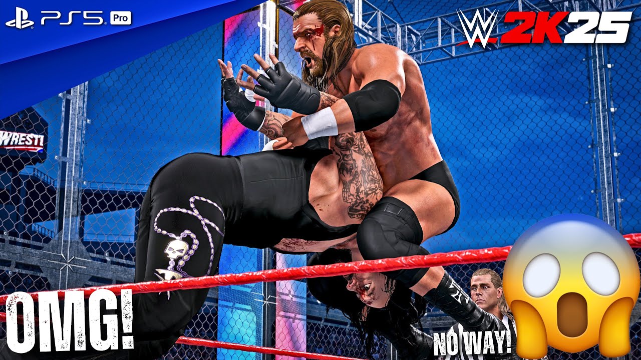 WWE 2K25 - Трипл Эйч против Андертейкера - Матч 