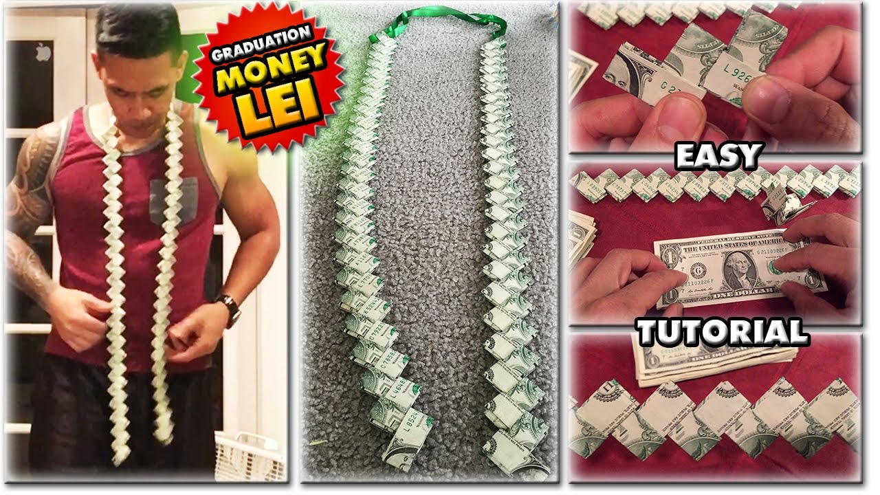 #1 2025 HOW TO MAKE A MONEY LEI | NEW FLAT CHAIN STYLE | TUTORIAL | GRADUATION CORD | EASY TUTORIAL
