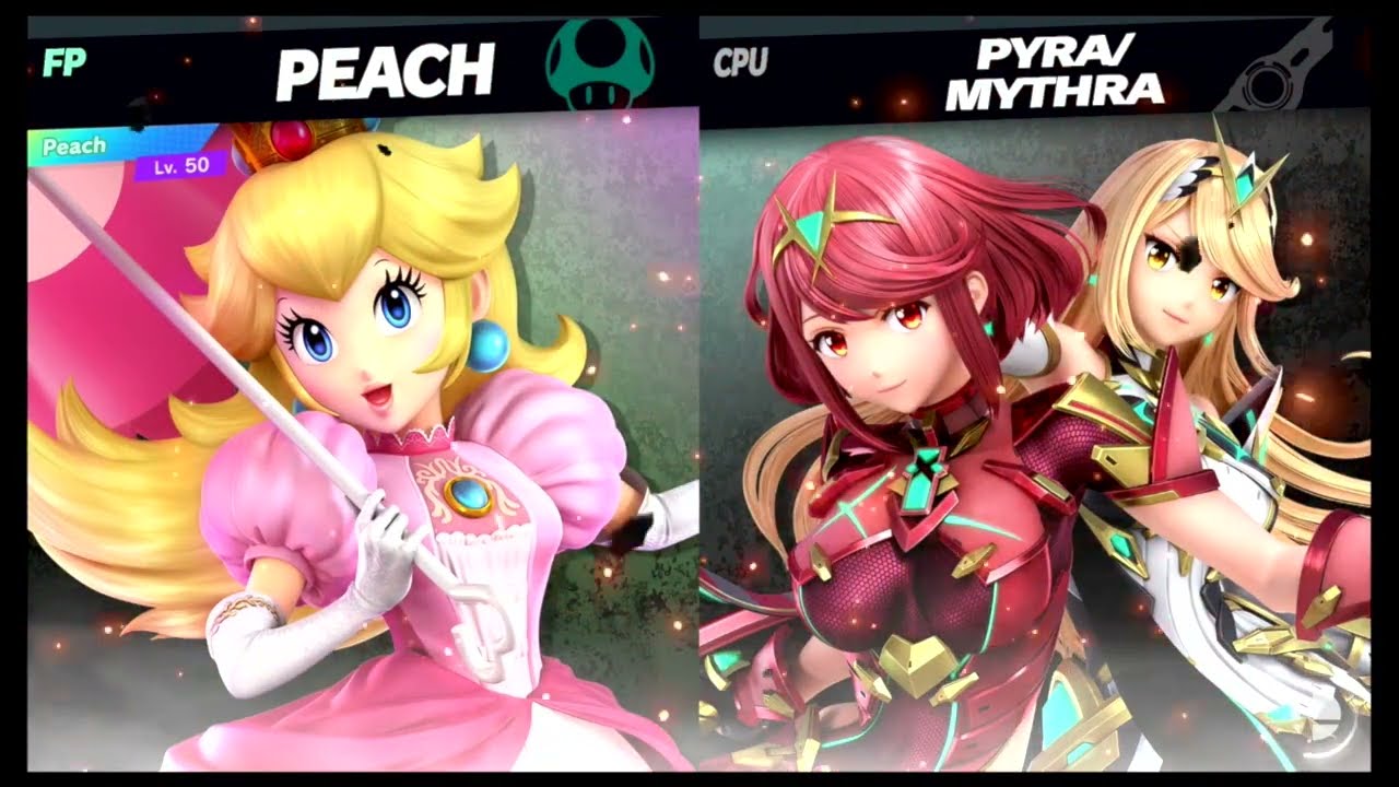 Super Smash Bros Ultimate Amiibo Fights – Peach vs the World #87 Peach vs Pyra