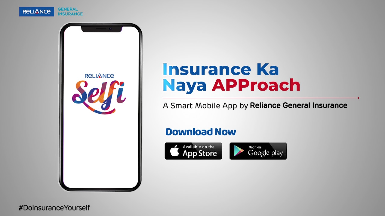 Instant Insurance Renewal With Your Smartphone - Reliance Selfi App #InsuranceKaNayaAPProach