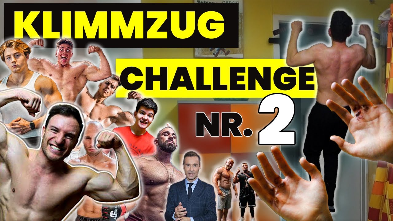 2. Versuch der 1000 KLIMMZ&Uuml;GE in 1 Stunde Challenge SASCHE HUBER | H&auml;nde BLUTEN | DOPPELTE so gut?!?