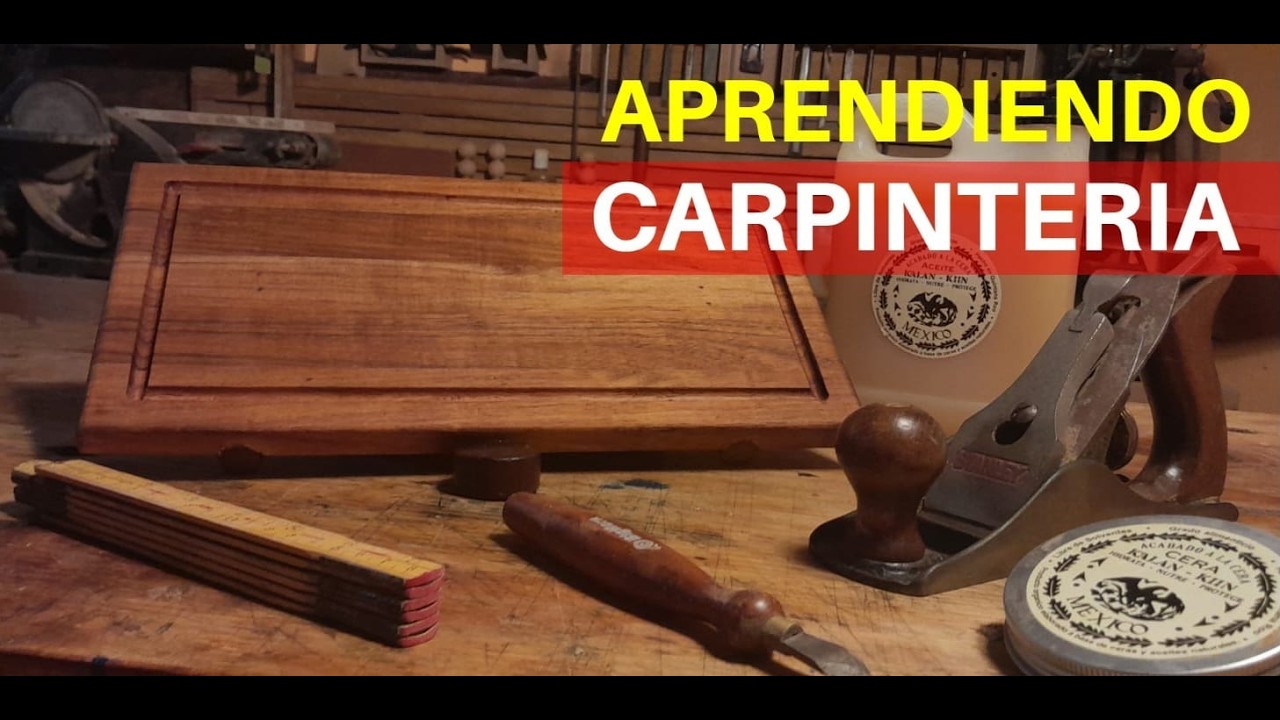 COMO Hacer una Tabla de Picar #carpintera #wood