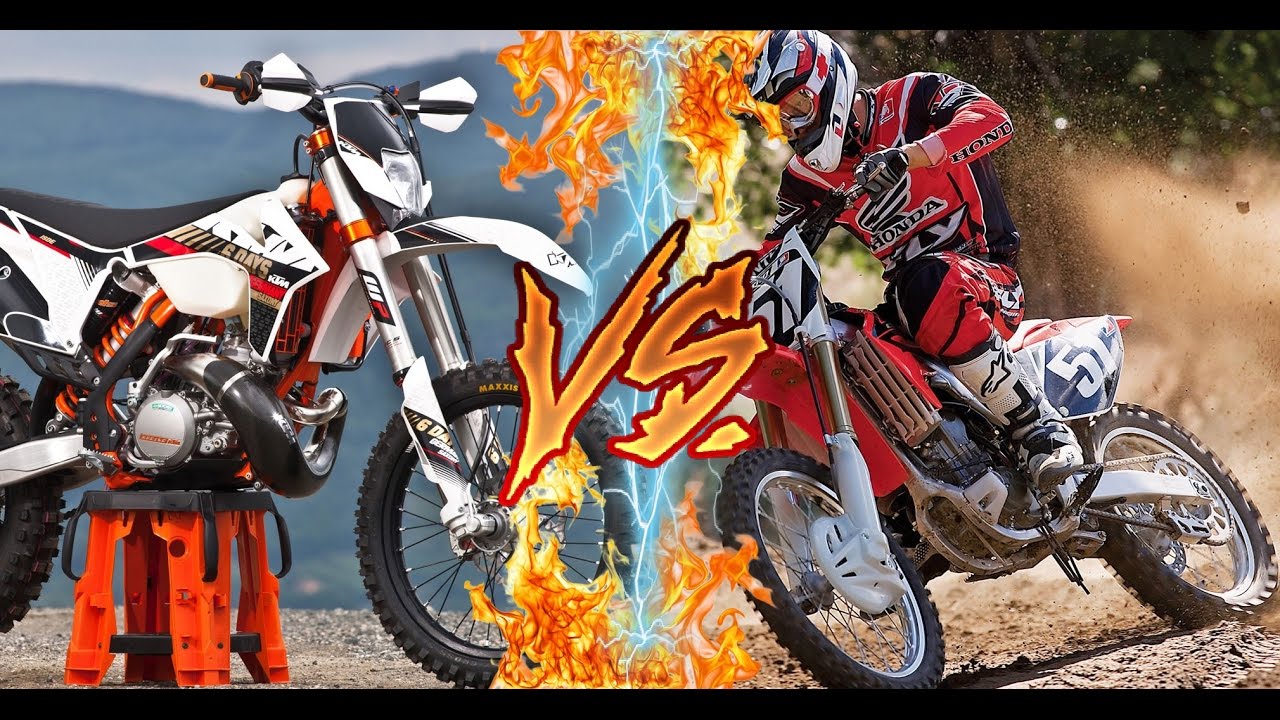 2 Stroke vs 4 Stroke - PURE SOUND!! (No Music)