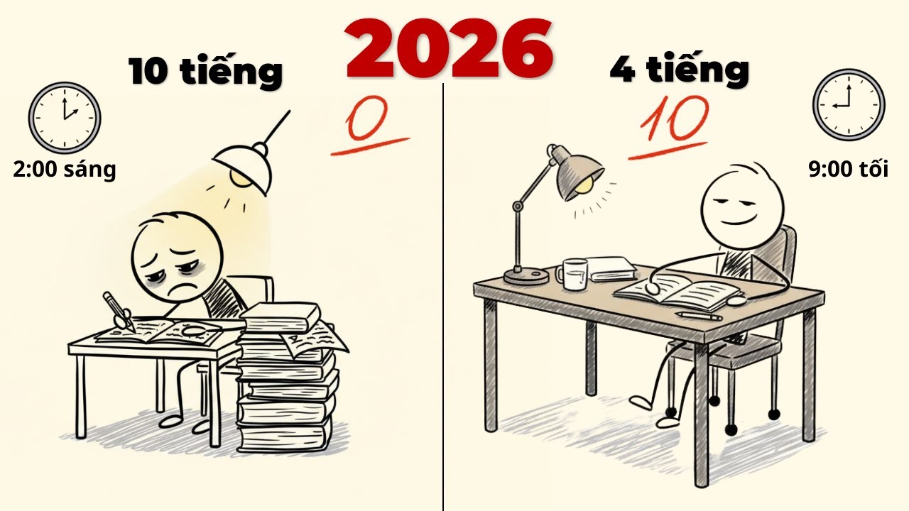 🎯2026 - Lịch trình một ngày HOÀN HẢO để học tập(BẠN ĐANG LÀM SAI CÁCH)