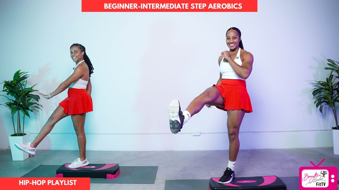 Step Aerobics Hip Hop Style | Full Intermediate Workout