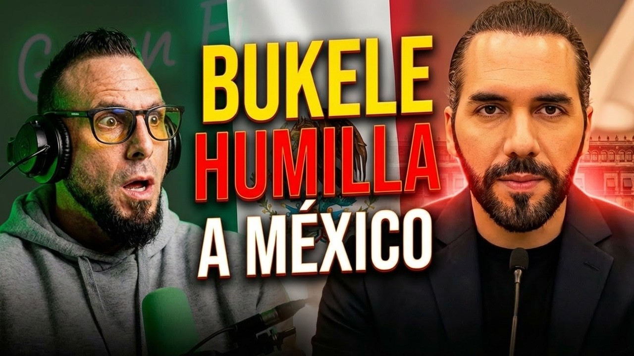 BUKELE HABLA DEL CONTROL DEL NARCO EN MÉXICO