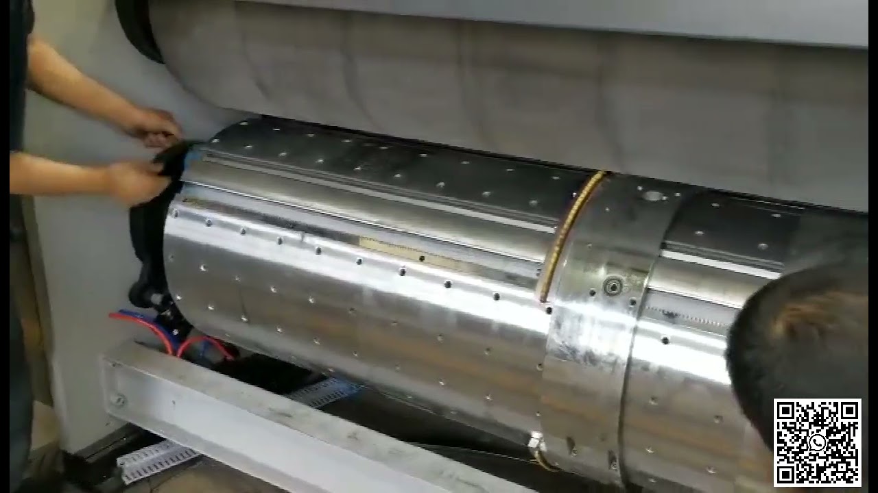 How to adjust box height?(slotting attachment on rotary die-cutter) 