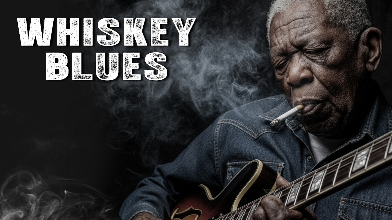 Amber Whiskey Blues: Premium Relaxing Acoustic | Soulful Guitar Midnight Sanctuary