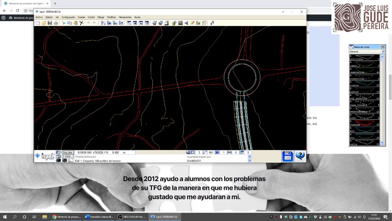 Generación básica de viales con Istram #10  Cálculo de un proyecto completo