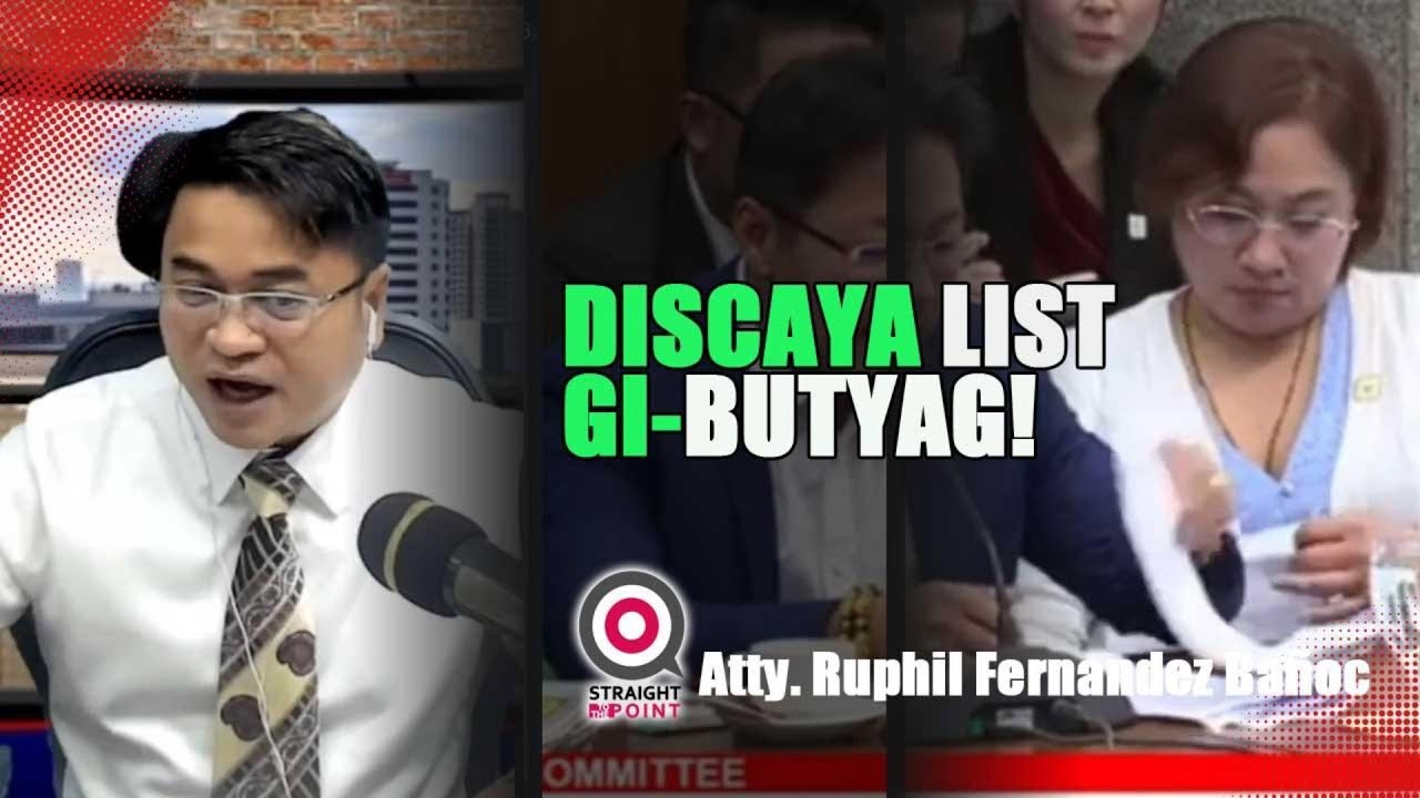GRABE! Discaya List GI-REVEAL: Dagkong Opisyal ug Congressman Nalambigit sa 25% Kickback!