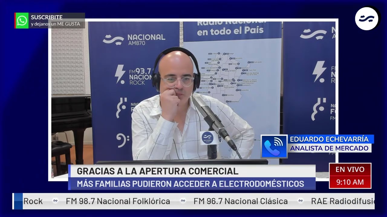 COR: EDUARDO ECHEVARRÍA, ANALISTA DE MERCADO, MÁS FAMILIAS PUDIERON COMPRAR ELECTRODOMÉSTICOS.