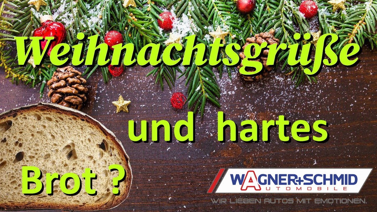 Was hat Weihnachten mit einem harten Brot zu tun? Weihnachtsgruß 2021 Wagner + Schmid WAGNER RACING