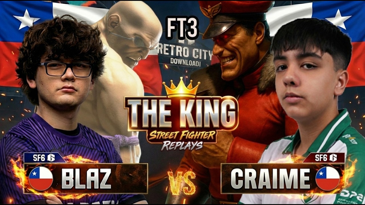 🔥 SF6 ▰ BLAZ (Sagat) vs CRAIME (M.bison) ▰ Street Fighter 6 | High-Level Set 🔥