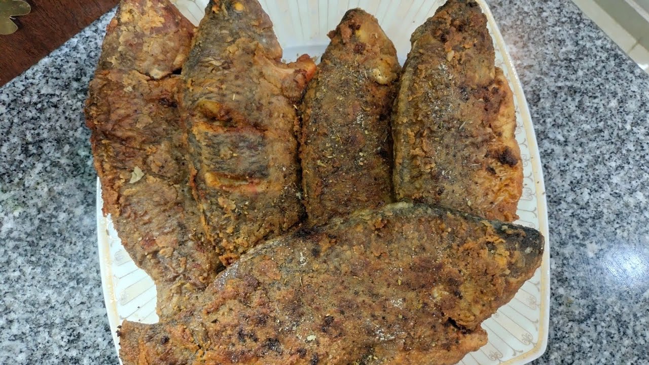 سمك مقلي بيتي بتتبيلة تخطف القلب🐟