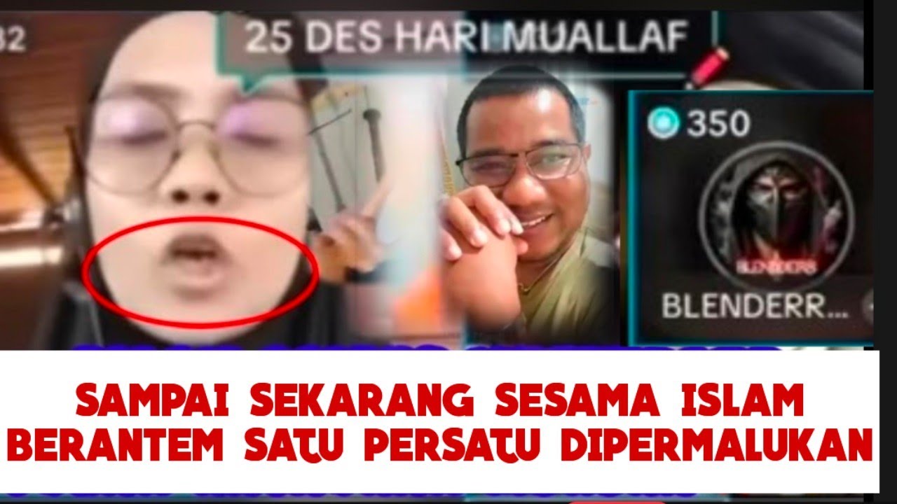 Heboh😱Gara&sup2; Hari Mualaf 25 Desember Sesama Eslam Berantem Cakar&sup2;an