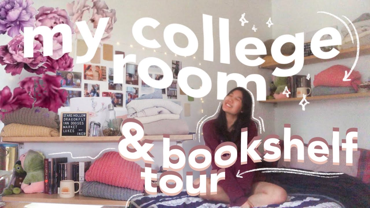my room tour + bookshelf tour (2021)