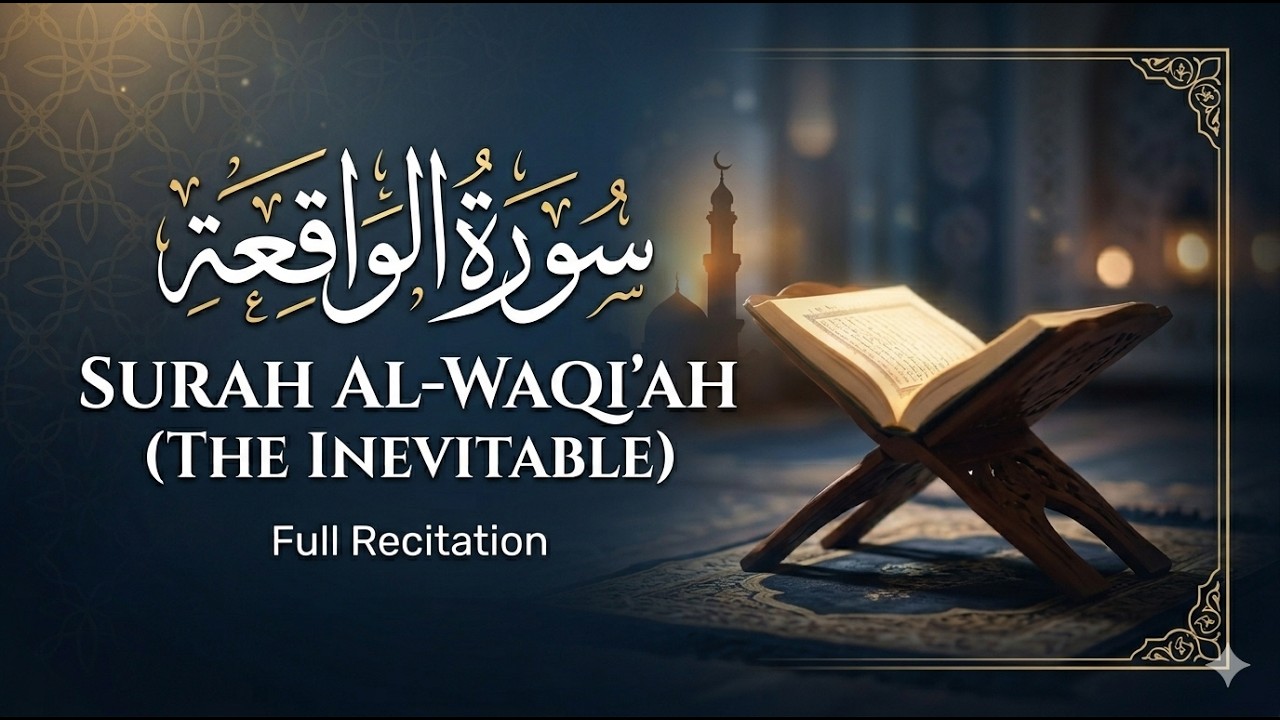 Surah Waqiya Full Recitation – Boost Your Faith & Calm Your Mind | سورة الواقعة Surah Waqiya copy 12