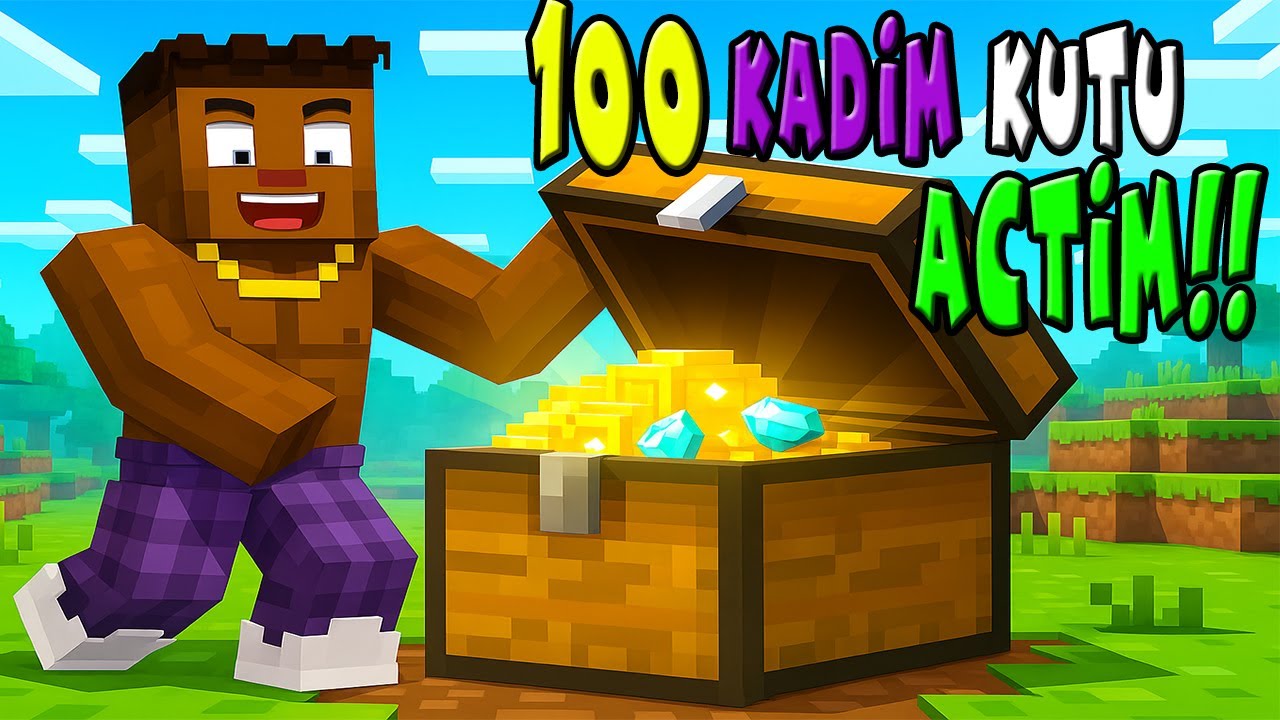 100 KADİM KUTU AÇTIM!! ZARAR ETTİM Mİ? craftrise-skyblock