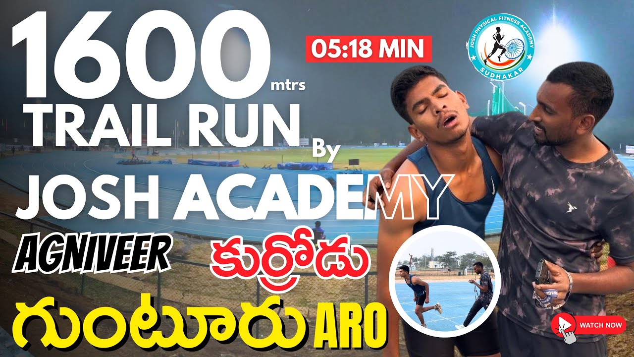 1600M TRAIL RUN JOSH ACADEMY STUDENT 🥇