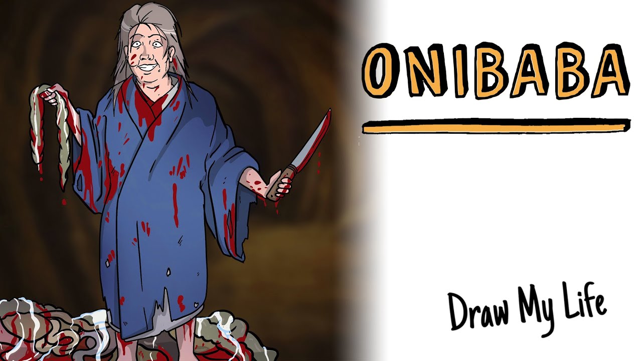 ONIBABA La monstruosa anciana 🔪👵 Draw My Life (Historia de Terror)