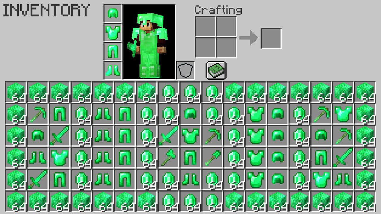 Minecraft UHC but you can craft armor out of any item..