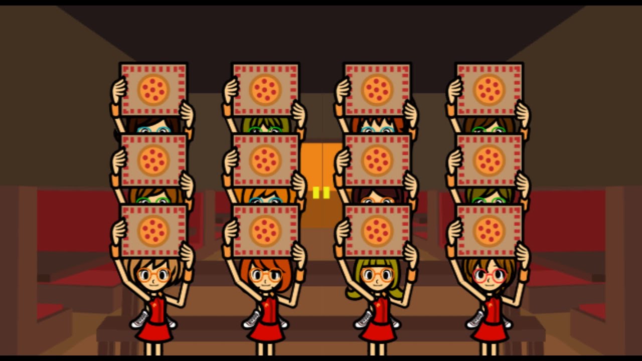 Cheer Readers but it's on a pizza store