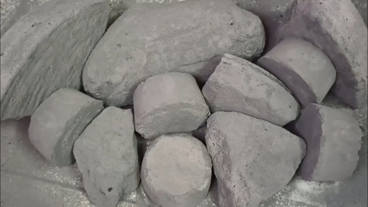 Soft Crunchy Charment Chunks & Shapes Dry Crumbling on Floor ASMR