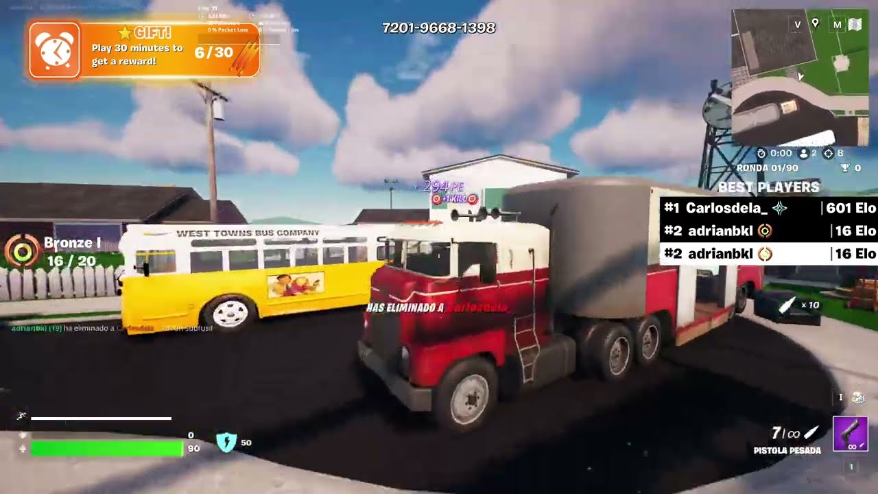 Probando el modo creativo First person gun game: NUKETOWN con Carlosdela 🤗 - Fortnite