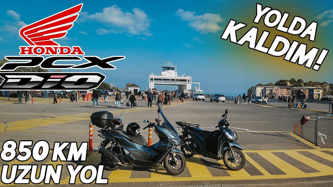 BU SEFER TURU TAMAMLAYAMADIK | HONDA PCX & DİO UZUN YOL VLOG | Bİ TURLAYALIM