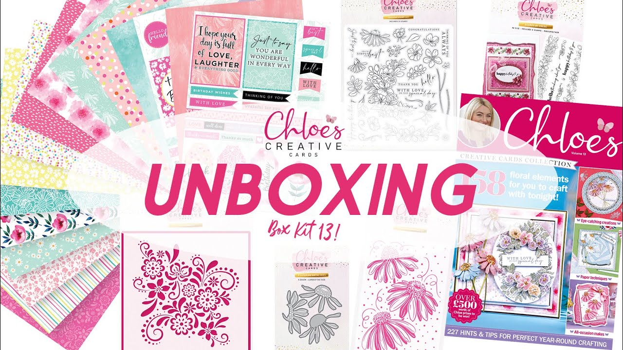 Chloes Creative Cards Box Kit 13 Unboxing!