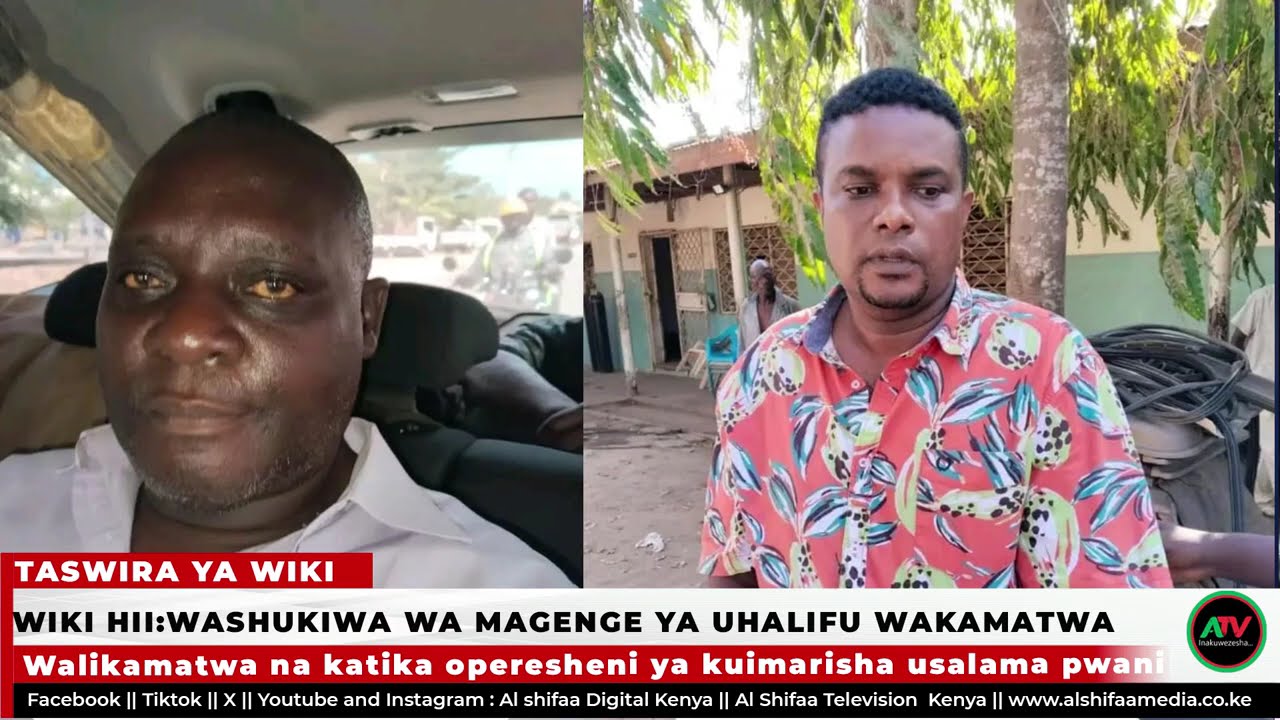 WASHUKIWA 6 WA GENGE LA UHALIFU WAKAMATWA UKUNDA KAUNTI YA KWALE