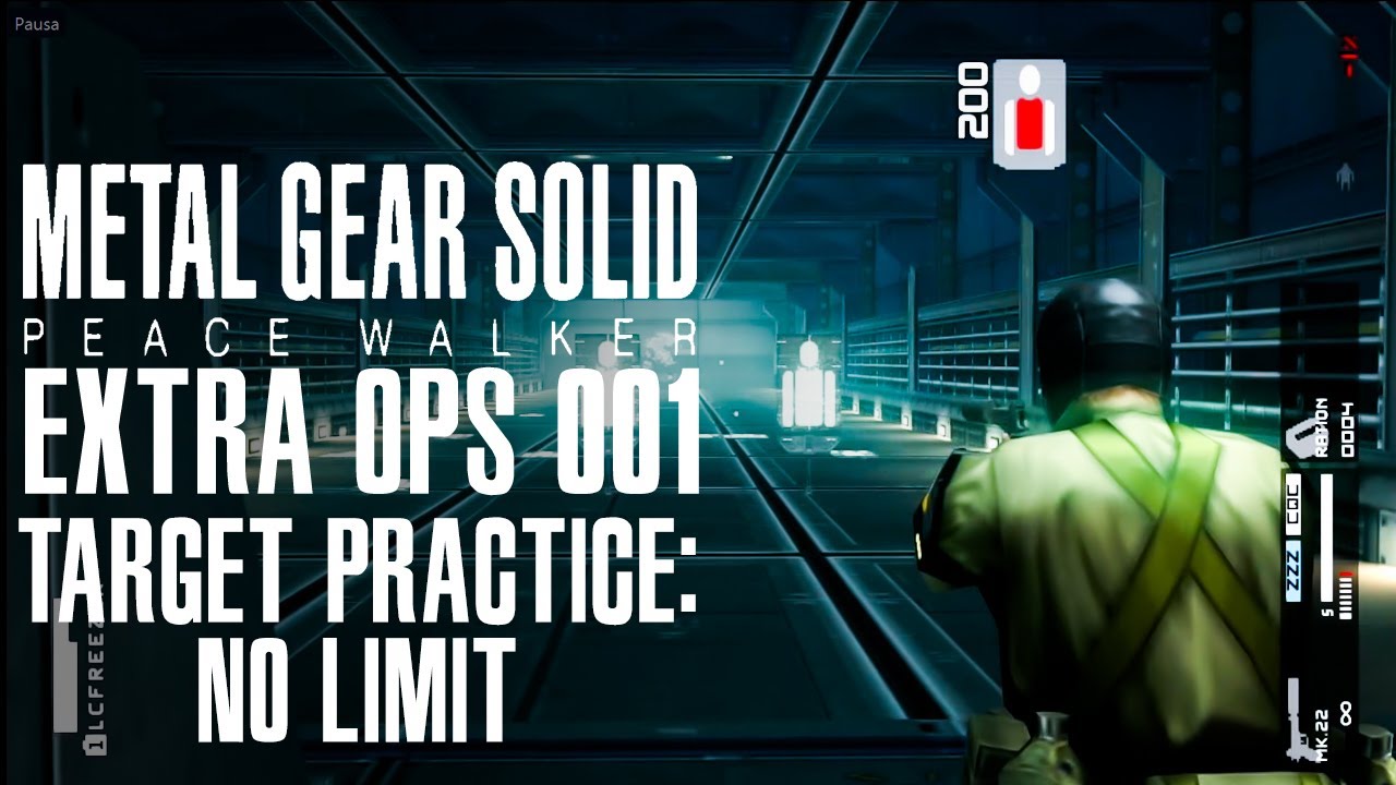 TARGET PRACTICE: NO LIMIT - Extra Ops 1 - Metal Gear Solid: Peace Walker (PS3) Gameplay