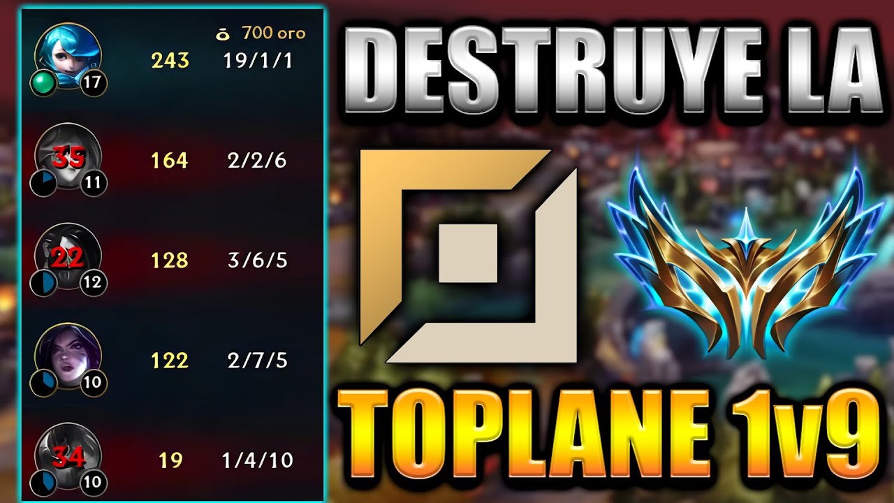GUIA para CARREAR en TOPLANE 1v9 para PRINCIPIANTES S15