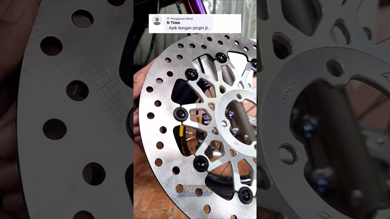 REVIEW PIRINGAN CAKRAM FLOATING 300MM‼️ #discbrake  #cakram #floating
