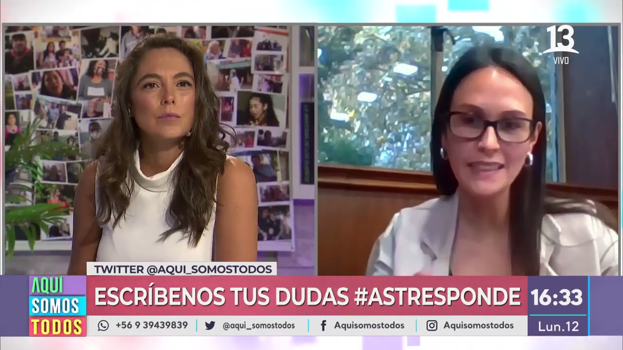 Seremi de salud responde dudas.  Aquí Somos Todos, Canal 13.