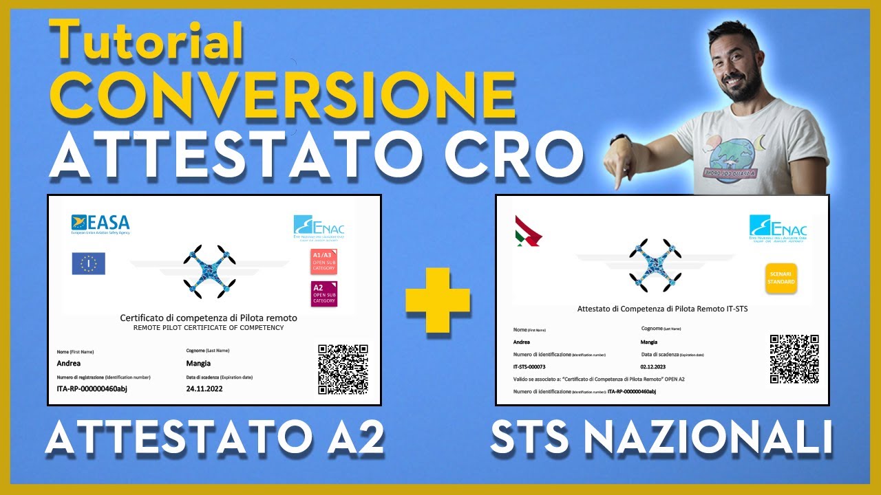 CONVERSIONE ATTESTATO CRO in A2 + SCENARI STANDARD NAZIONALI🎉 | Tutorial