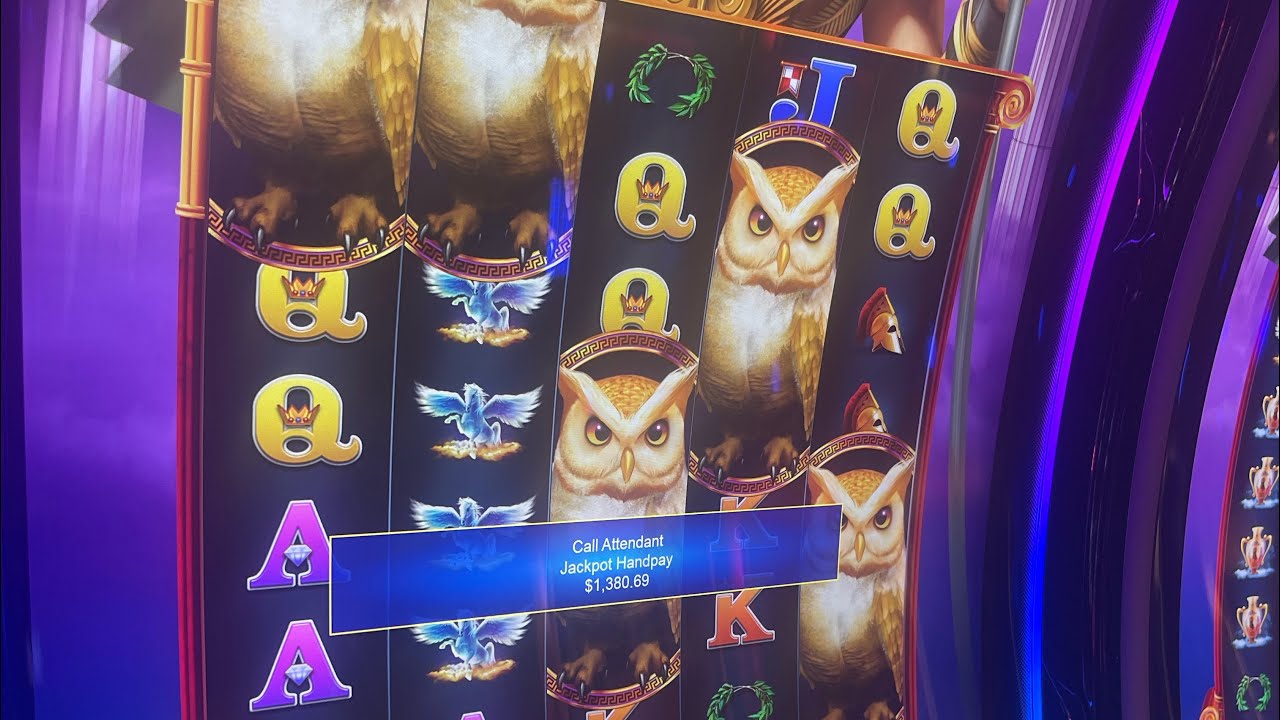 Athena max bet - 5 symbol trigger - Jackpot