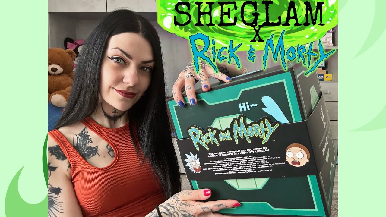 SHEGLAM x RICK&MORTY💚 scopriamo insieme la nuova collezione|| Elyanvoncrow