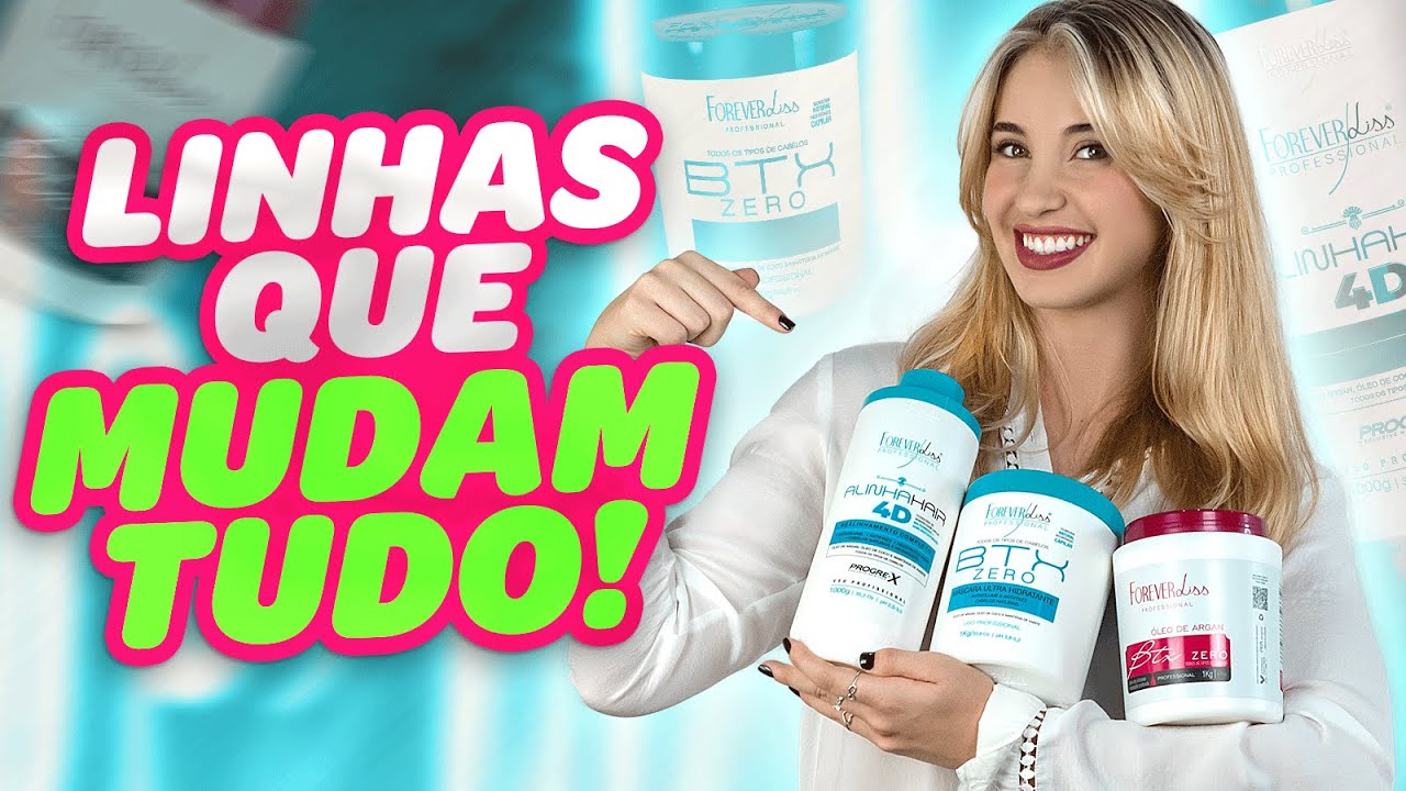 ALINHAMENTO de cabelo: 3 produtos da FOREVER LISS que vão transformar de vez os seus fios!