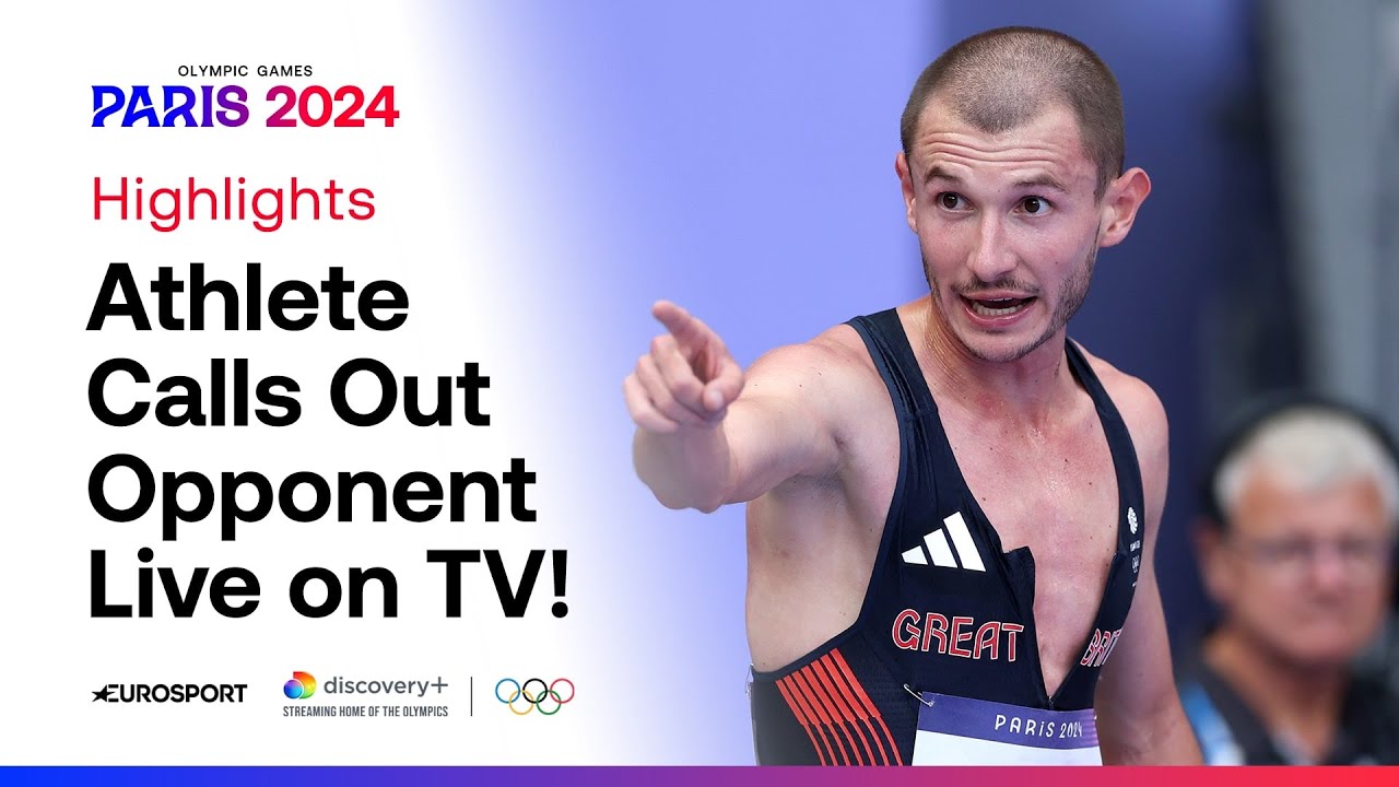 Team GB’s George Mills FUMING after being pushed over in 5,000m heat 😳 | 