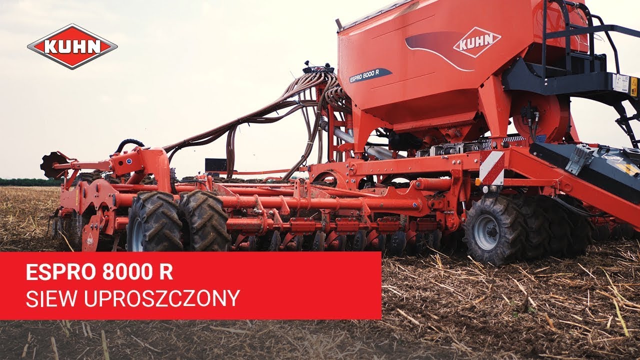 Siewnik KUHN ESPRO 8000 R - siewnik do siewu uproszczonego - KUHN