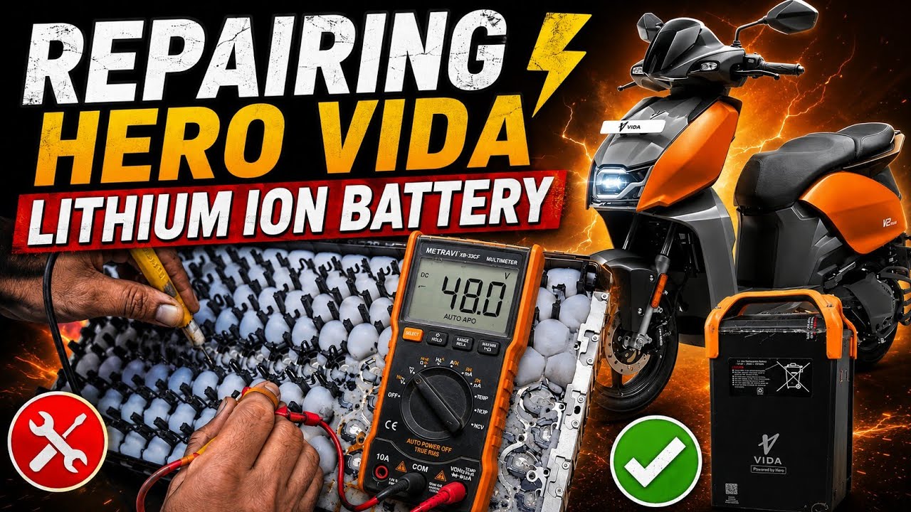 Hero Vida Battery repairing Vlog | Hero Vida battery opening #herovida #vida #lithiumbattery 