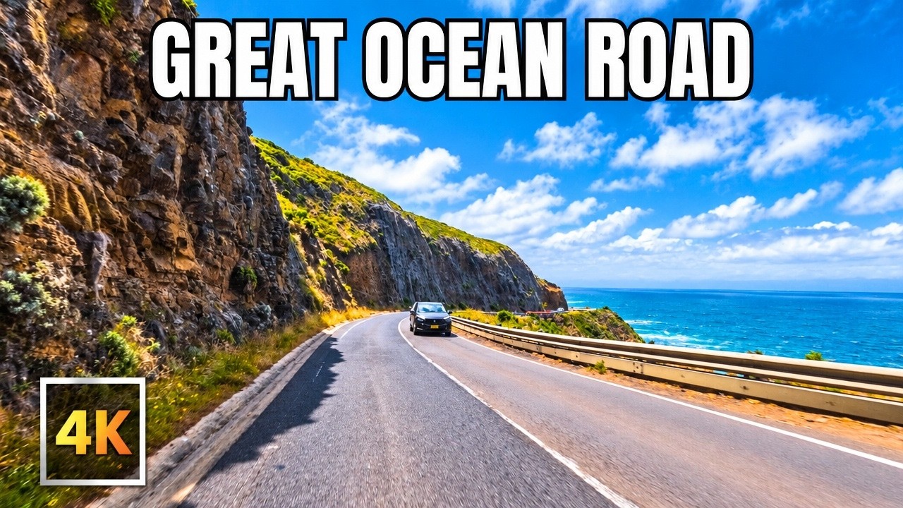 The Most Beautiful Drive in Australia? Otways to Anglesea | 4K