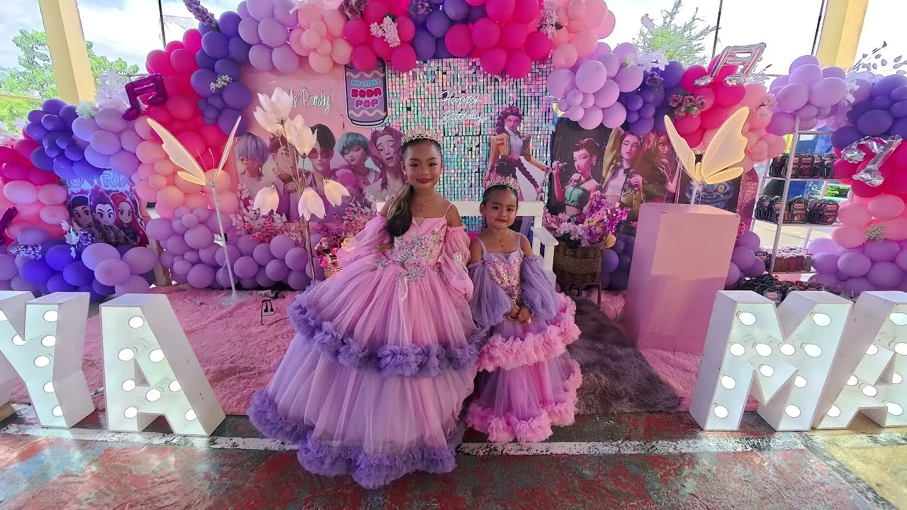 Maxelle @ 4th & Maxi @7th birthday