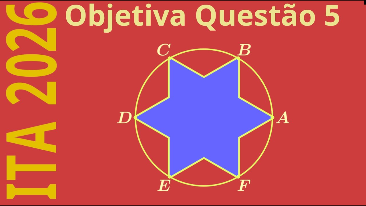 ITA 2026 - Questão 5 - Objetiva de Matemática